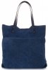 Kožené kabelka shopper bag Vittoria Gotti tmavo modrá V8267